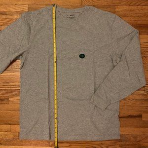 L.L. Bean Long Sleeve Cotton Shirt - Gray NWT